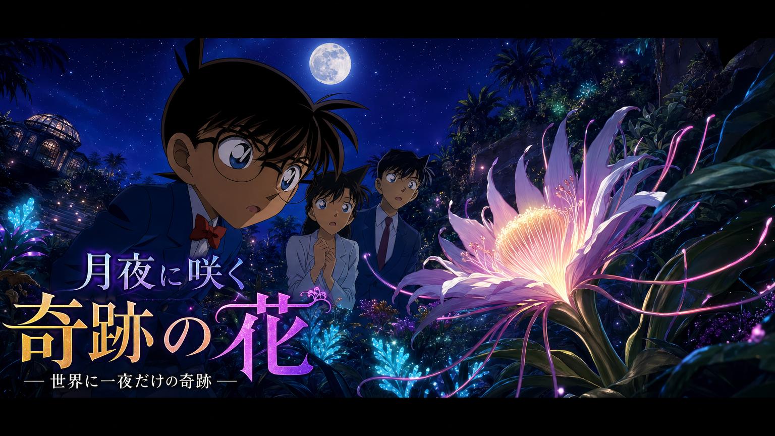 小马拉大车植物视频-珍稀兰花夜间绽放