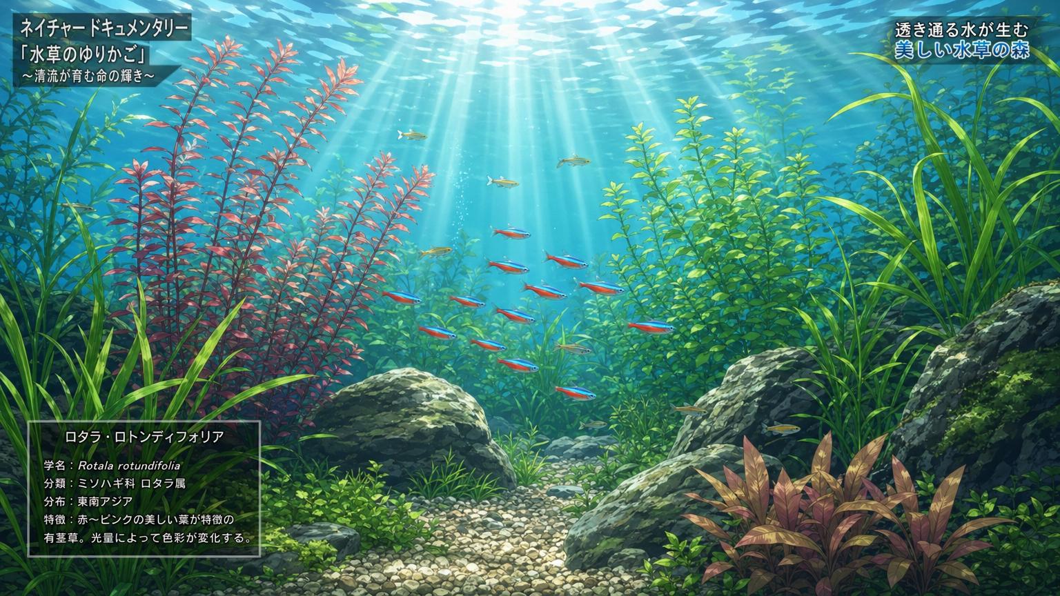小马拉大车植物视频-水草世界
